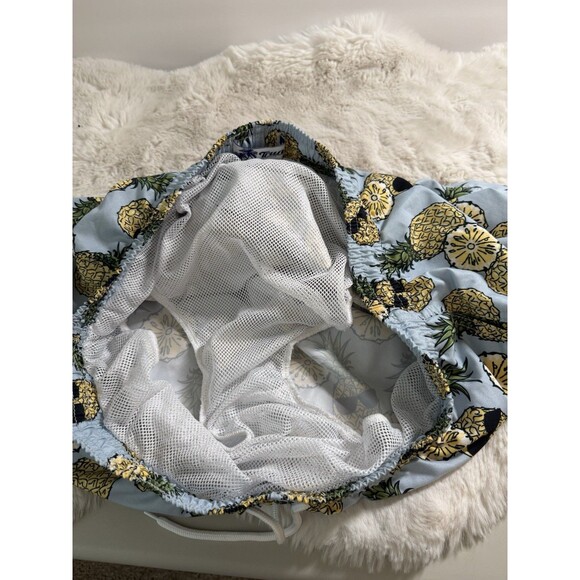 Trunks Surf & Swim Co Men’s Pineapple Hawaiian Print Swim Shorts Size XXL - Picture 6 of 7